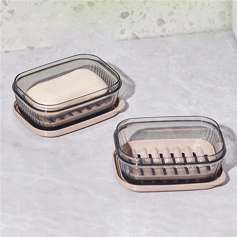 Дорожный чехол для мыла, герметичный контейнер для мыла с крышкой, портативный держатель для мыла для путешествий, мыльница для душа в ванной комнате