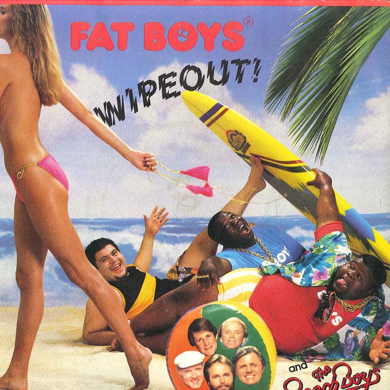 7-дюймовая пластинка FAT BOYS BEACH BOYS Wipeout Crushin URB5 URBAN 1987 UK Rap HipHopRB Б/у