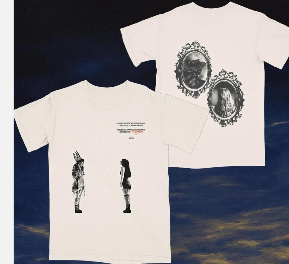 Lady Gaga Dueling Twins The Mayhem Ball World Tour Concert Fan T-Shirt
