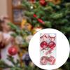 8 шт. Рождественские шары, украшения, небьющиеся, декоративные елки