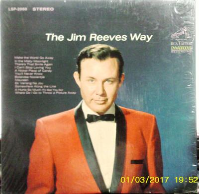 LP Пластинка ДЖИМ РИВЗ - Путь Джима Ривза LSP2968 RCA Victor 1965 США Фолк Б/У