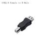 USB 2.0 A Папа/Мама на B Папа/Мама Конвертер-Адаптер-Разъем для Принтера USB 2.0 Порт на B Разъем USB 2.0 Адаптер