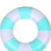 Детское кольцо для плавания, сильная плавучесть, красочный полосатый узор, утолщенные поплавки с защитой от опрокидывания, ПВХ, бассейн, вода, надувной плавающий круг, водная забавная игрушка