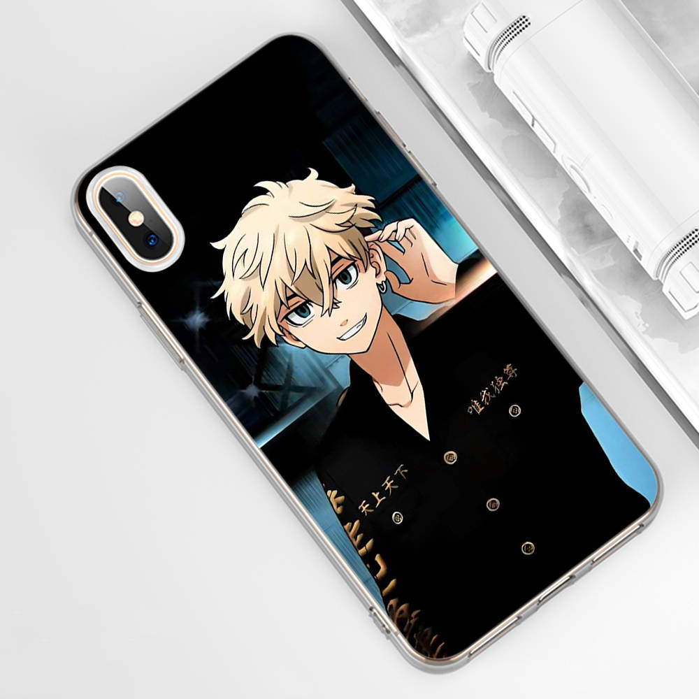 Чехол DT25 Tokyo Revengers для Samsung A04 A14 A23 A34 A54 M23 M33 M52 M53 Realme 10 9 C30S C35 C55 VIVO Y02S Y21 Y33S Y51 X80 Pro Прозрачная крышка