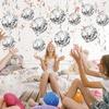 54 Pieces Disco Party Decorations Disco Ball Hanging Swirls 70s Party Hanging Swirls Ceiling Decor for Disco Fever Party 70s Hippie Birthday Party