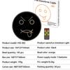 Car LED Screen Sign Smile Face Funny Expression Light With Remote Control Rear Window Warning Reminder Lamp Car Accessories