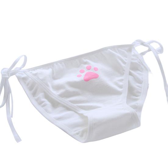 Stylish Women Panties Cute Claw Inside Wear Lovely Lolita Cartoon Panties Underpants for Bedroom