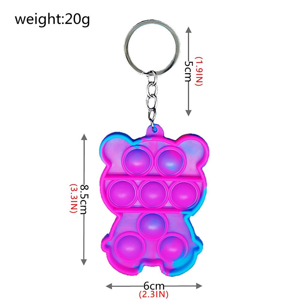 Игрушка для снятия стресса Аутичные дети Взрослый Праздничная игрушка Брелок 5 шт.