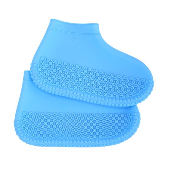 1 пара Водонепроницаемые чехлы на обувь от дождя Нескользящие Силиконовые Многоразовые Бахилы Мужские Женские Для Путешествий На Открытом Воздухе Защита для Обуви от Дождя