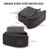GZYF 5 pin 308-1038 Onan Cummins 308-1038 RV Generator Rocker ABS Start Stop Switch Button Red Lens for RV Toggle Switches for Cars Trucks Boats Auto