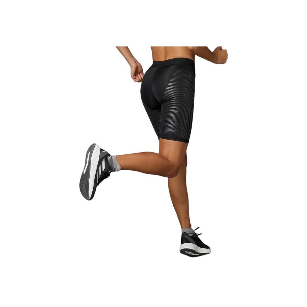 Adidas Тонкие повседневные шорты с высокой талией, женские брюки, черные IK9712