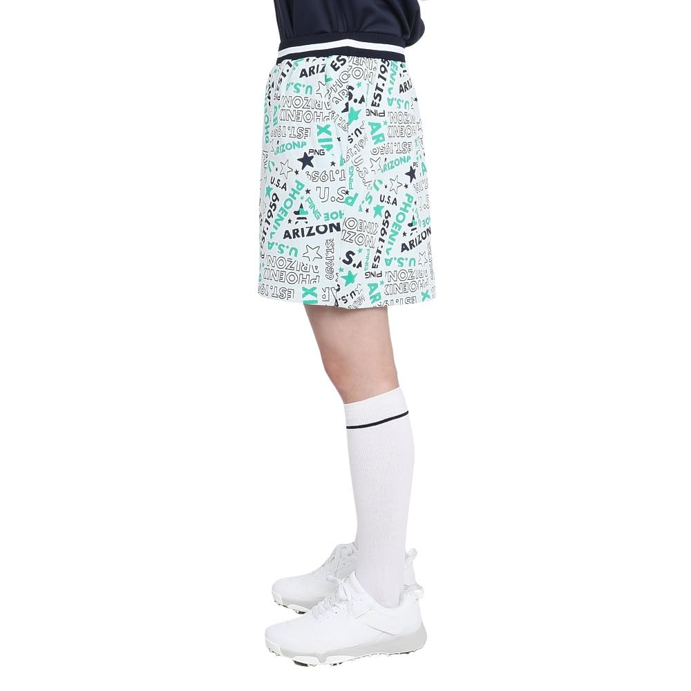 Ping Apparel Women's Collage Print Skirt with All-Way Stretch, Golf, Size 622-5134204 030, White, Medium
