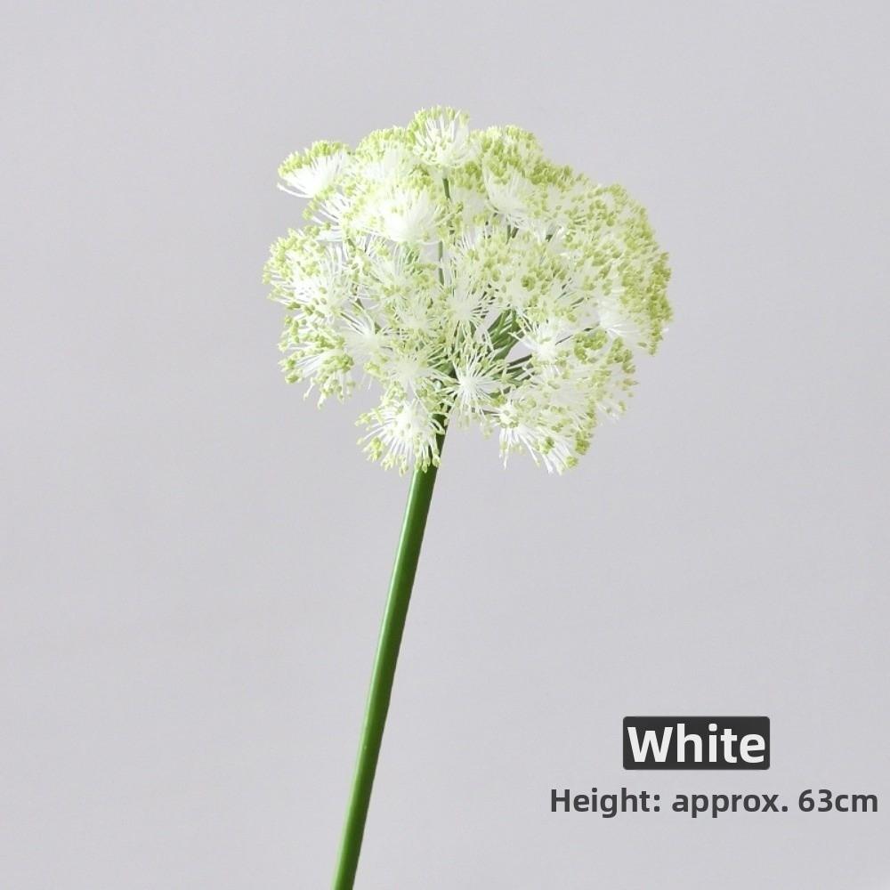 Simulation Fake Onion Flower Green Artificial Faux Dandelion Plants  Home Decor