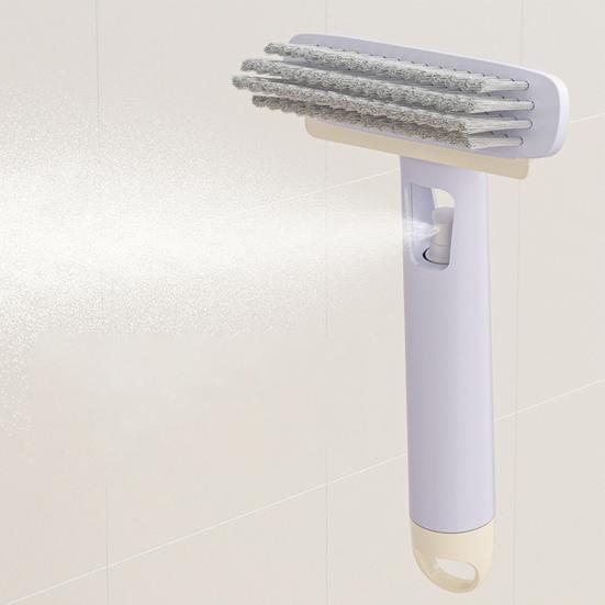 Щетка для чистки с функцией распыления V-образная щетина вращающаяся на 360 градусов головка щетки 3-в-1 дизайн спрей-скребок