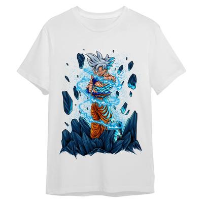 Dragon Ball Son Goku Japanese Anime Printing T-shirt Men's Clothing Women's T-shirt 2026 Summer New Cotton Short-sleeved