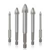 5Pcs Four Side Carbide Drill Bit Wear-resistant Cross Hex Drill Triangular Drill Bit  Ceramic Tile