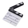 Compact Size Acrylic Clapboard Dry Erase TV Film Movie Director Cut Action Scene Clapper Board Slate Film Director Clapperboard