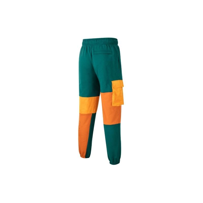 Puma Выберите повседневные брюки Mmq Series Color Block с манжетами, унисекс, зеленые 539585-87