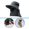 Летние солнцезащитные шляпы Защита от УФ лучей Уличная охотничья рыболовная кепка для женщин и мужчин Походная кемпинговая шляпа с козырьком Панама с шейным клапаном Шляпа рыбака