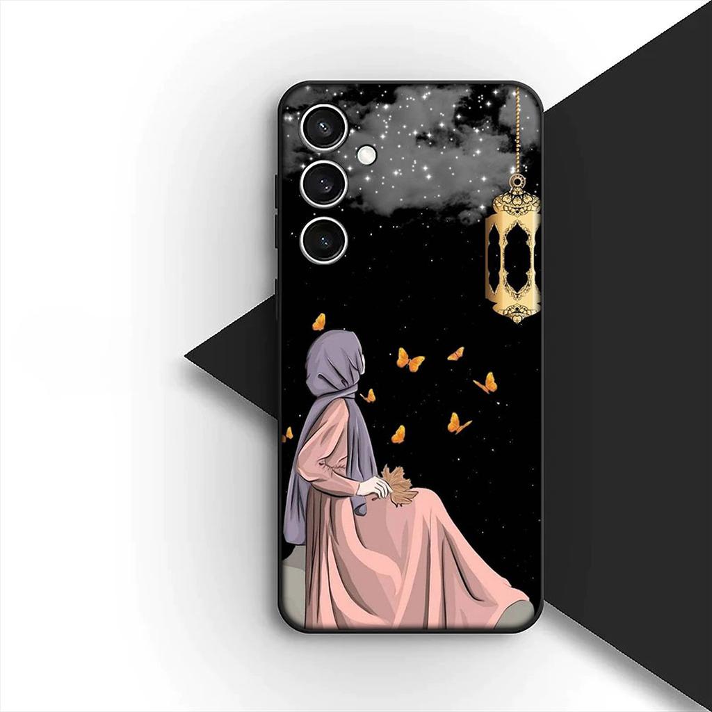 Cover for Apple iPhone 12 13 Pro XS Max Mini ProMax X XR Air 13Pro Casing Phone Case Arabic islamic muslim Muslimah Girl