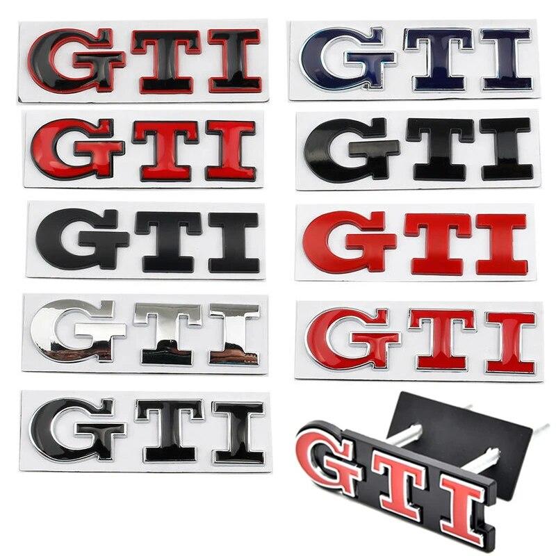 3D Metal Car Emblem Rear Trunk Front Grill Badge Sticker For G/TI P/olo Je/tta Tig/uan Pa/ssat G/olf 3 4 5 6 7 MK3 MK4 MK5 MK6 MK7