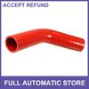 Один 48 мм 189" Внутренний Диаметр 45 Градусов Изогнутый Редуктор Шланг Трубка Изгиб Водяной Интеркулер Красный