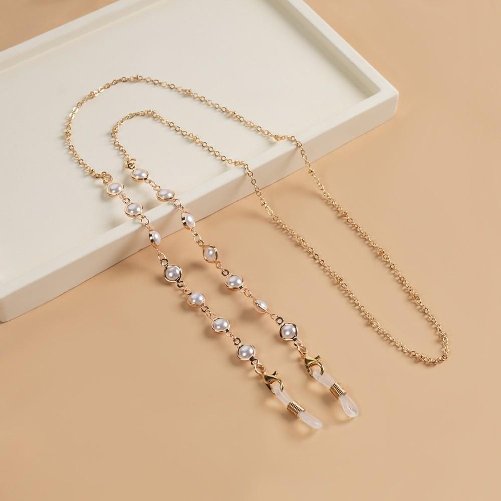 Pearl Sunglass Chain Hanging Cord Glasses Chain Fashion Sunglass Lanyard Straps Eye Accessories