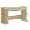 VidaXL Bureau chêne sonoma 140x50x75 cm bois d'ingénierie 840550