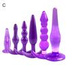 6Pcs/Set Anal Trainer Kit Butt Plugs Couple Flirting Sex Toy Prostate Massager