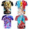 2023 Children's Cartoon T-shirt Children's Dragon Ball Z T-shirt Children's Anime Clothing for Ages 3 To 14 Baby Short Sleeved Top