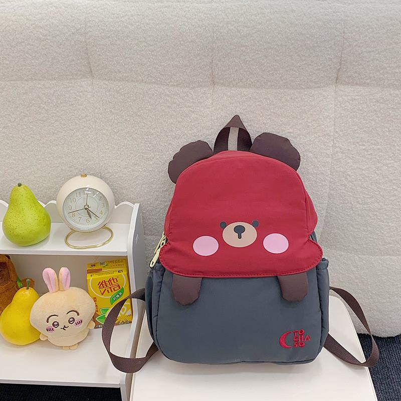 Рюкзак с принтом медведя с милым мультяшным узором, школьная сумка для студентов, подарок, прочный