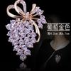 Brooch High-End Sense Niche High-End Women'S Silk Scarf Buckle Alloy Corsage Small Fragrant Wind Pearl Rhinestone High-End