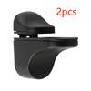 2PCS Glass Shelf Support Glass Clamp Adjustable Glass Shelf Bracket Bathroom Wall Mounted Fixed Layer Board Support Holder