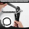 Tailpipe Cutter 0.6inch To 3.3inch Exhaust Tube Chain Cutter Carbon Steel Exhaust Pipe Cutter Tool Universal Exhaust Pipe Cut