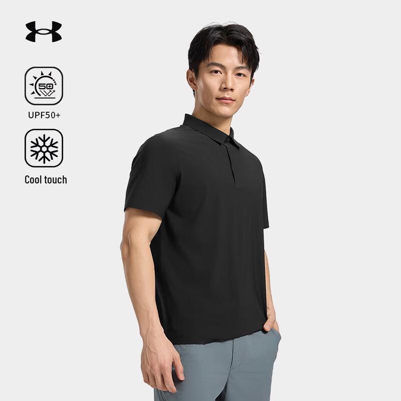 Under Armour Мужская футболка-поло для защиты от солнца на открытом воздухе