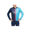 Arsenal Aeroready 22/23 Color Block Long Sleeve Football Shirt Men Tops Navy-Blue Sky-Blue HT4452