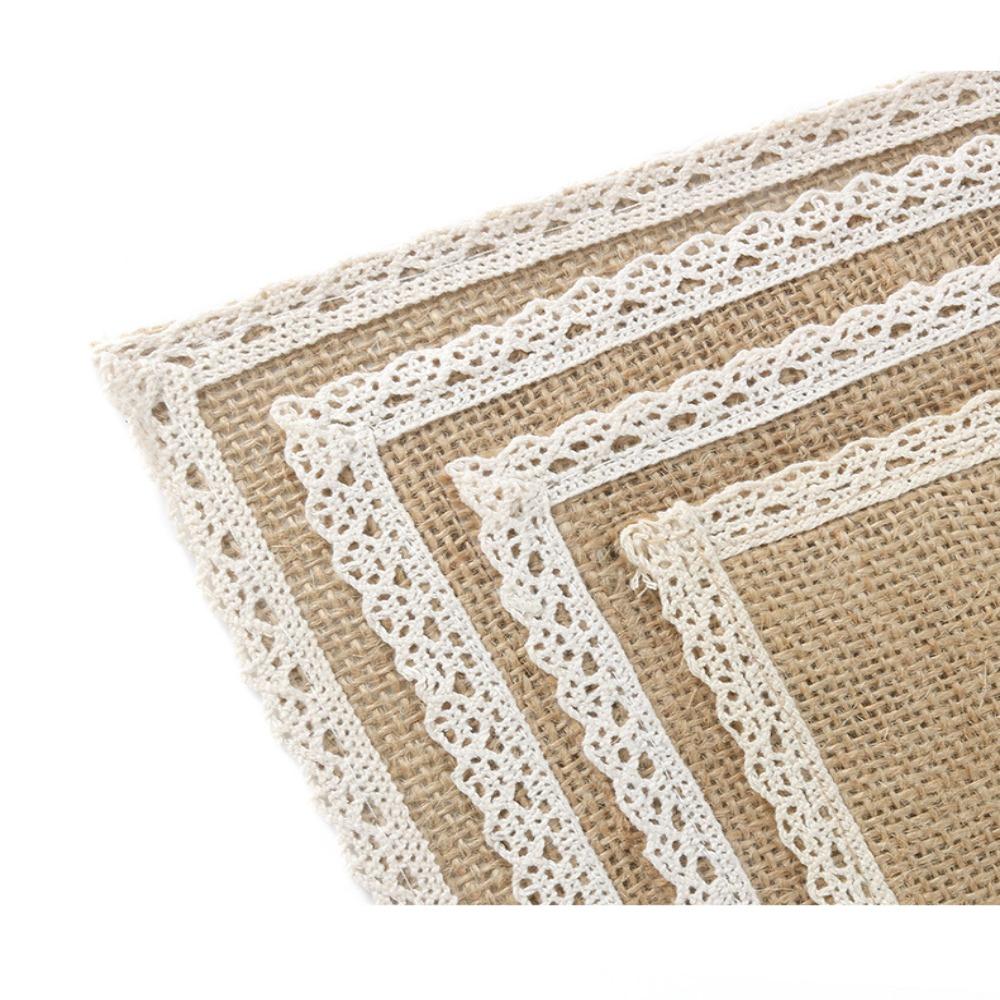 Nordic Table Mat Rectangle Placemats Household   Coffee Tea Dish Bowl