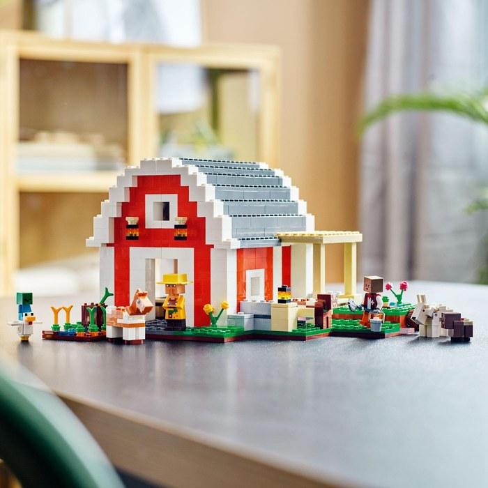LEGO Minecraft Red Horse Stable 21187 Multicolor