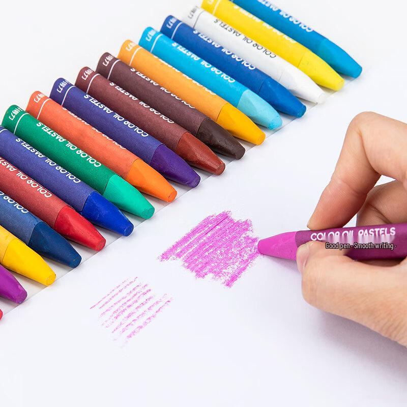 Deli Kids' Smooth Silky Oil Pastels