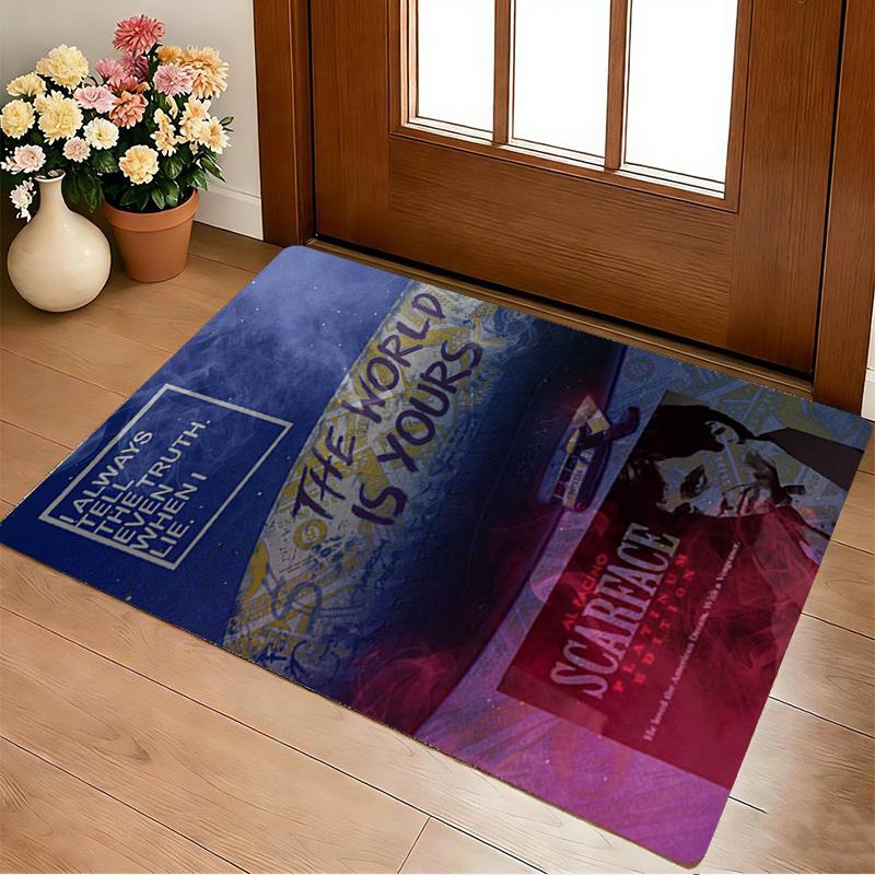 Scarface Truth Living Room Non-Slip Area Rug Soft Carpet for Bedroom Game Playroom Sofa Office Home Decor Doormat Christmas Gift C921195
