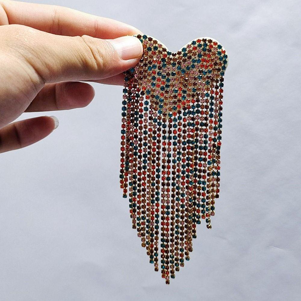 Панк-брошь из бисера, аксессуары для одежды, нежная кисточка, эполет для мужчин и женщин