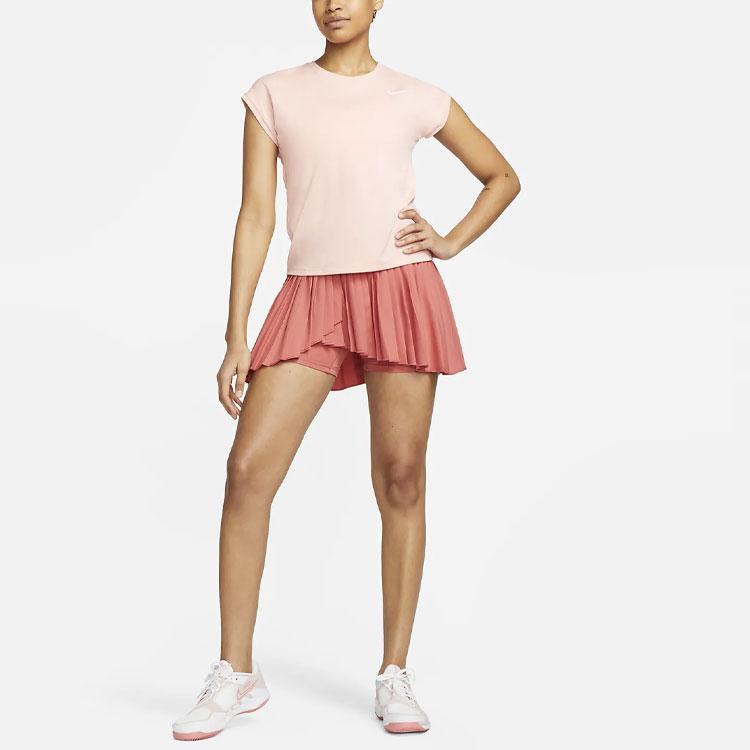 Nike Женская плиссированная теннисная юбка Court Dri-FIT Advantage Адобе DR6850-655