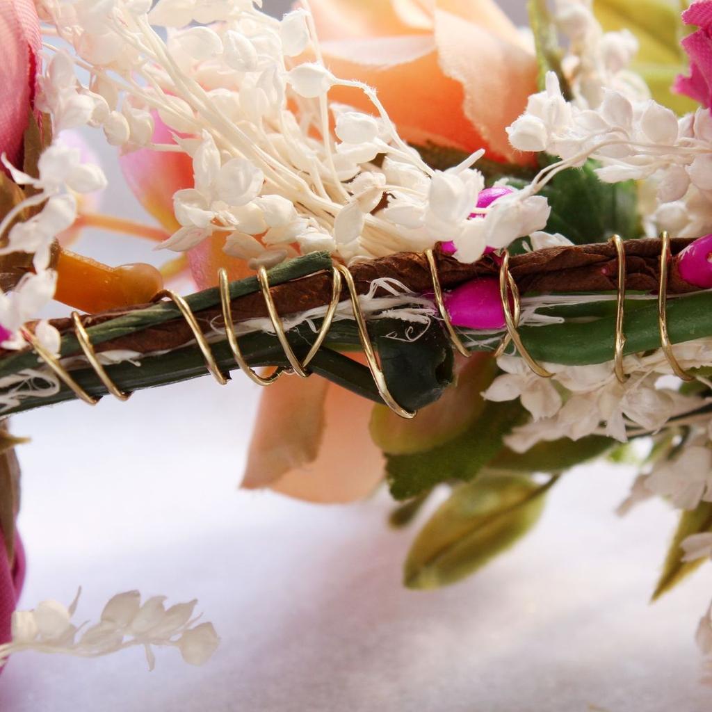 The Flower Wreath On the Women's Head, Women's Hair Accessories, Hair Accessories Head Band, Women's Hairpins, Flower Wreath for the Bride