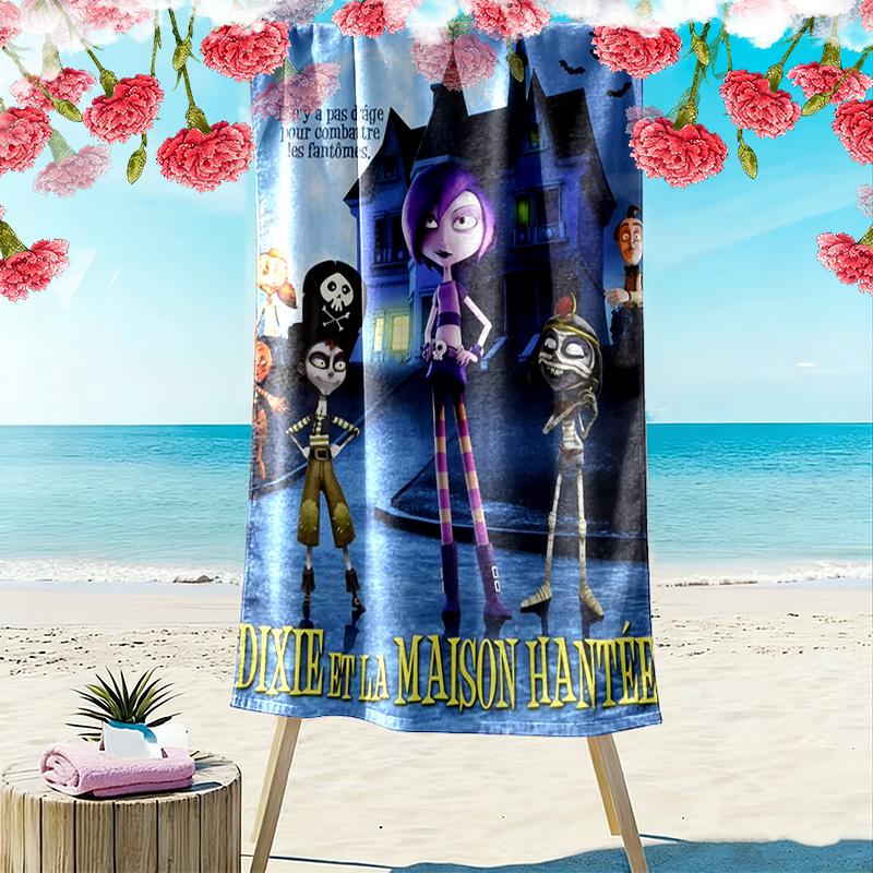 Papa soc una zombi 2D Flat Print Beach Towel, Large Soft Quick Dry Towel for Beach Camping SwimmingSSTJ0917118