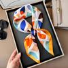 New Spring Summer Classic Printed Small Square Scarf Women Fashion Versatile Decorative Neck Scarf