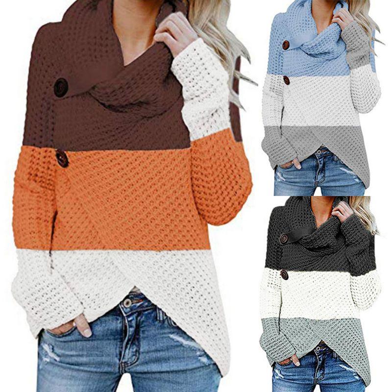 Contemporary Women Long Sleeve Casual Knitted Sweater Jumper For Street Style Vibes