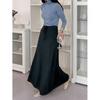Shop   Fw Women S waiSt Banding Solid Flare Long Skirt Beige 21dS wSk 3966