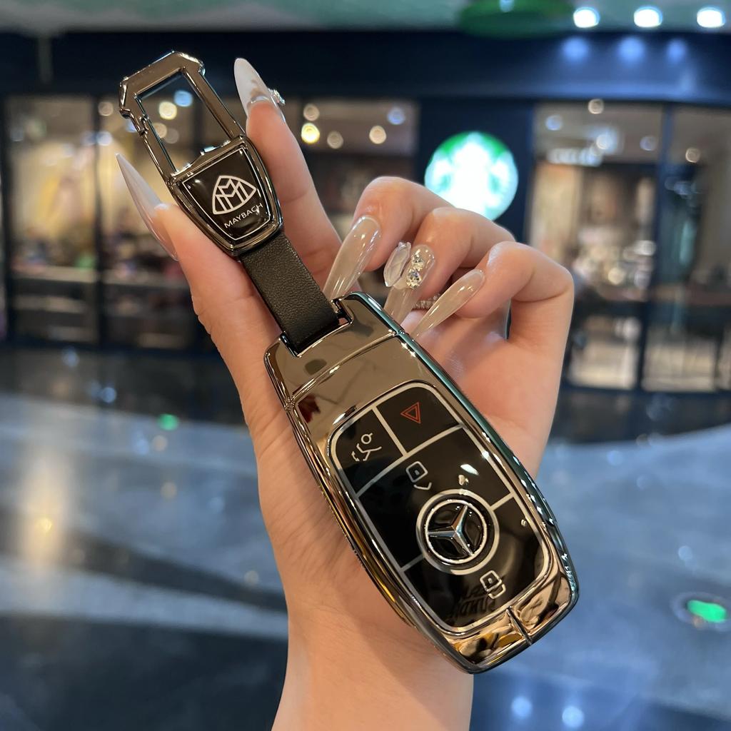 SFX1 Shell For Mercedes Benz A C E S G Class GLC CLE CLA GLB GLS W177 W205 W213 W222 X167 AMG Car Remote Key Case Cover