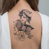 Japanese Geisha, Lasting 1-2 Weeks Waterproof, Temporary Tattoo Stickers, Realistic Semi-Permanent Arm Fake Tattoos.