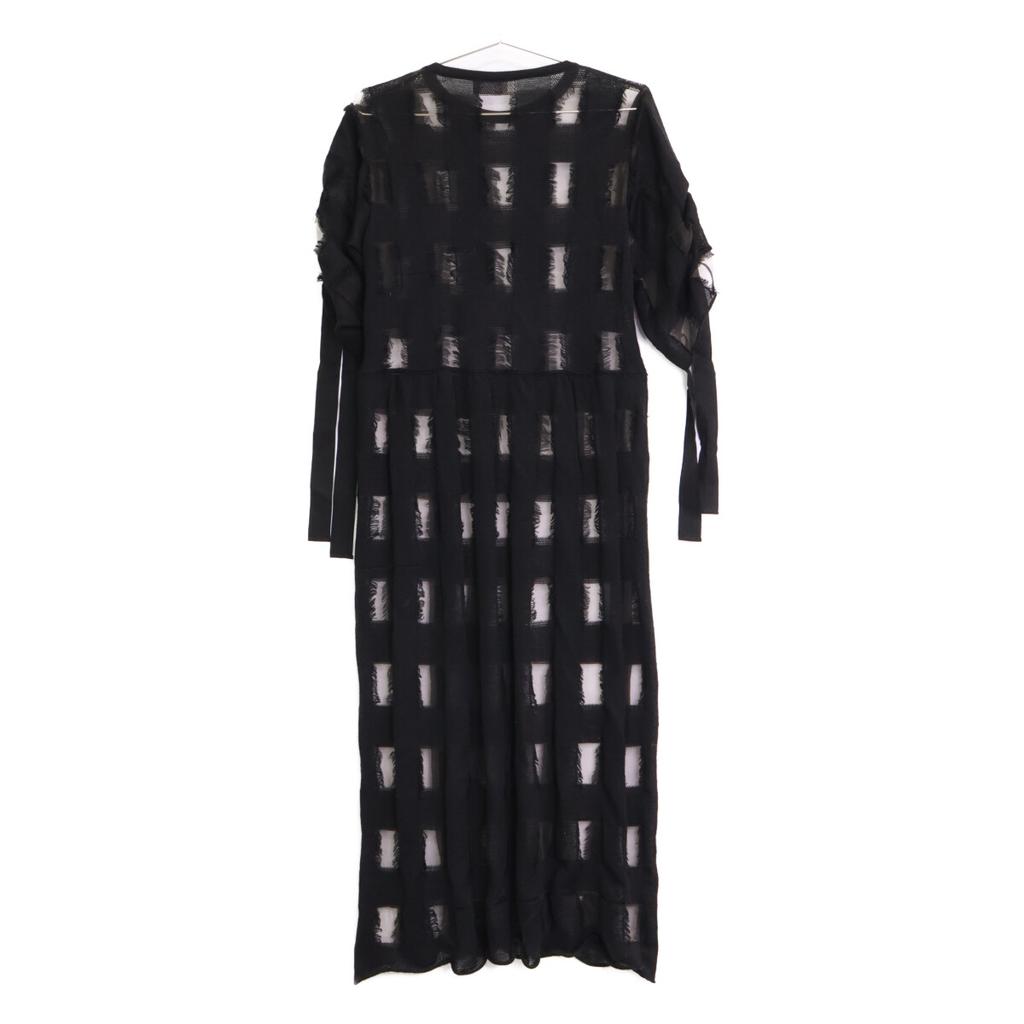 Red Valentino QR3KD06H3VM Черное кружевное платье с коротким рукавом платье S черное Б/у